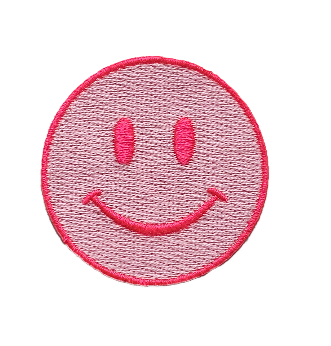 Smiley Face Iron On Patch