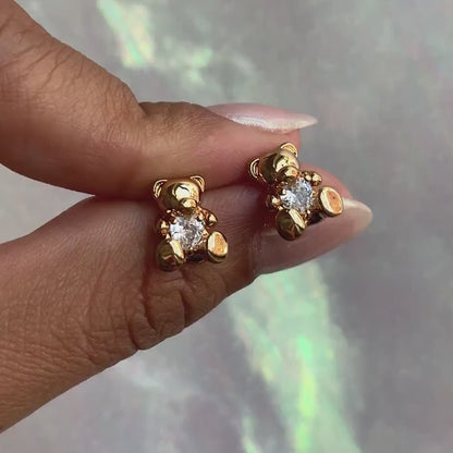 Teddy Bear Earrings