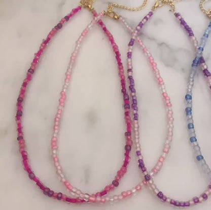 Seed Bead Choker Necklace