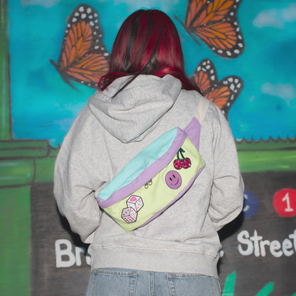 Fanny Pack w. Multiple Embroidered Patches