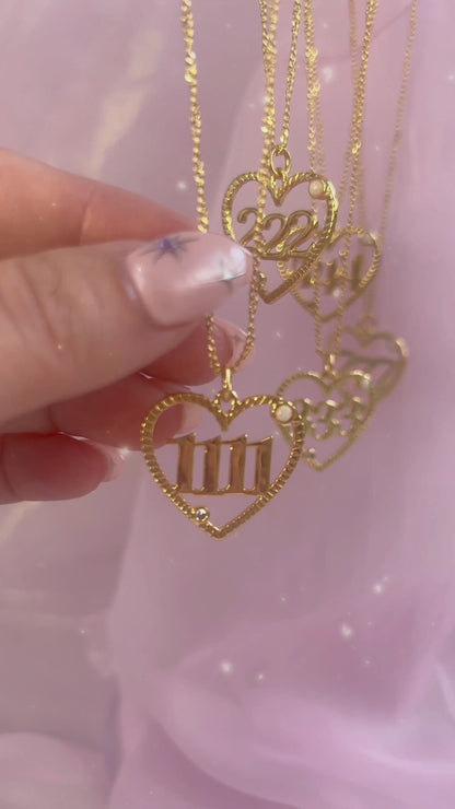 Angel Number Charm 1111 222 333 444 777