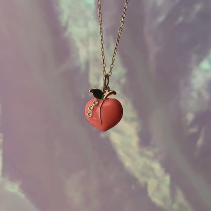 Peach Necklace