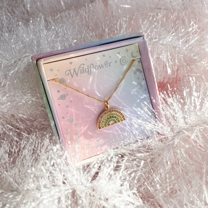 Rainbow Necklace, Pastel