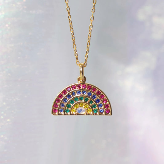 Rainbow Necklace, Bright