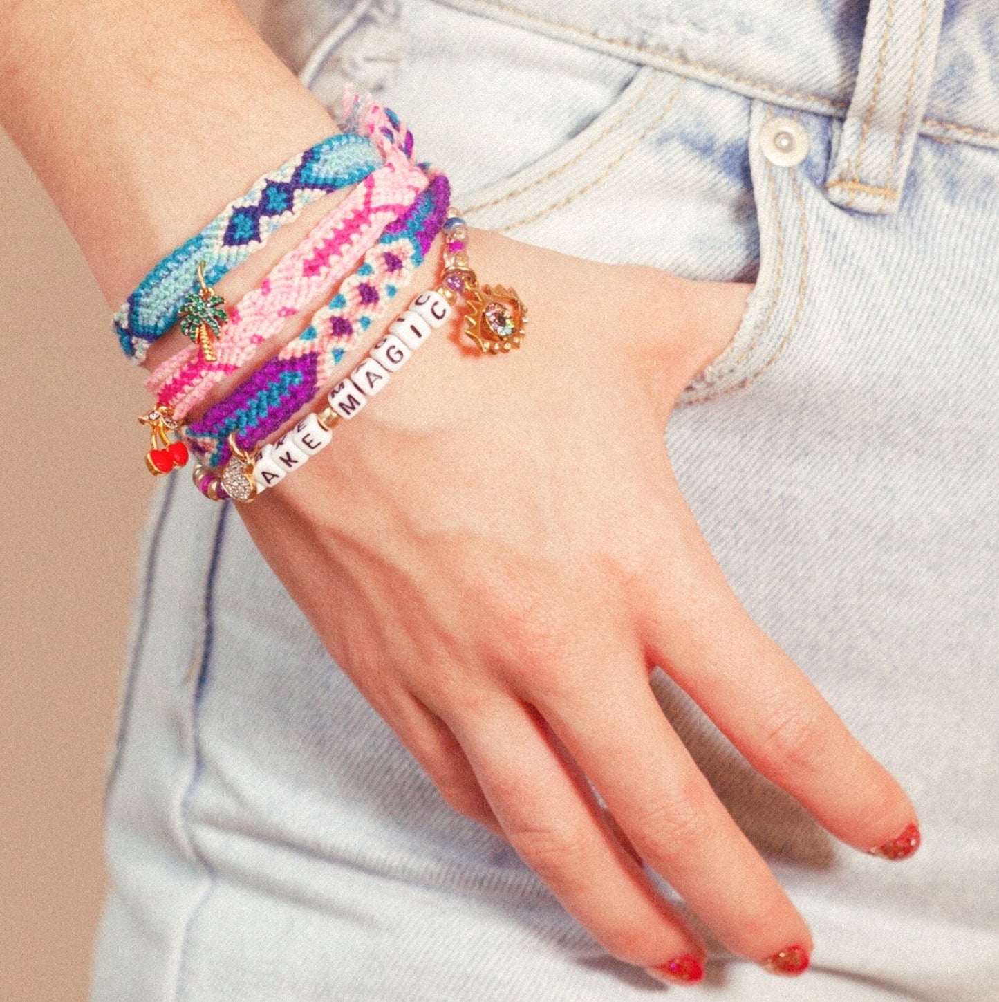 Custom Quote Bracelet | Personalized Beaded Bracelet