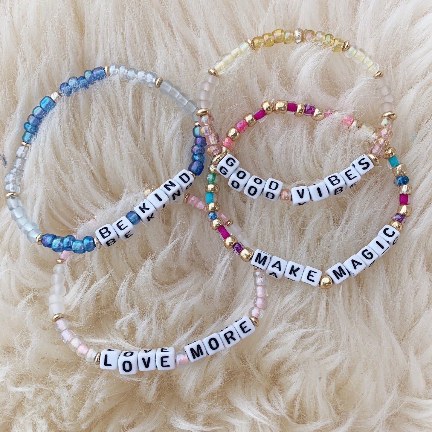 Custom Quote Bracelet | Personalized Beaded Bracelet
