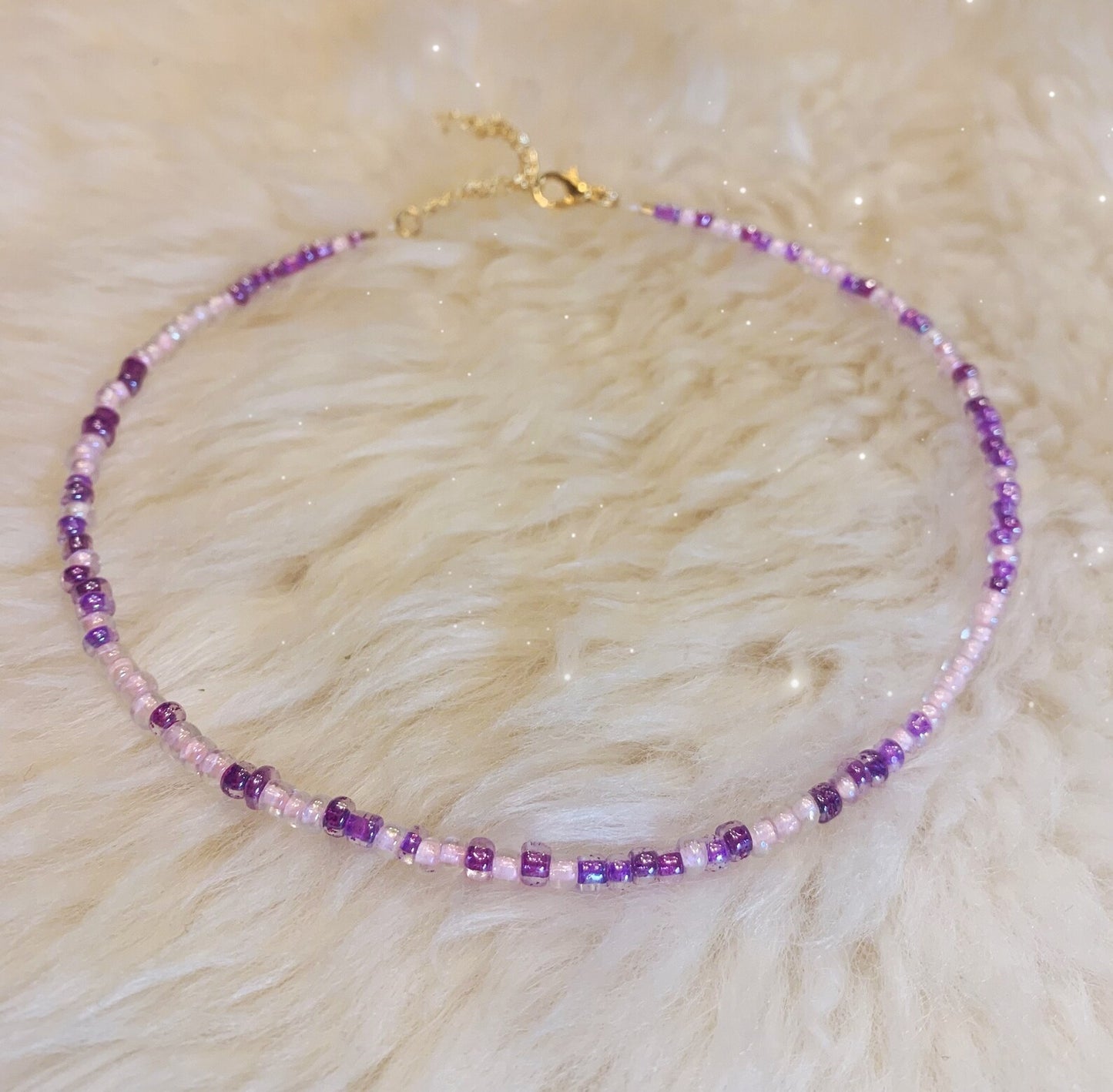 Seed Bead Choker Necklace