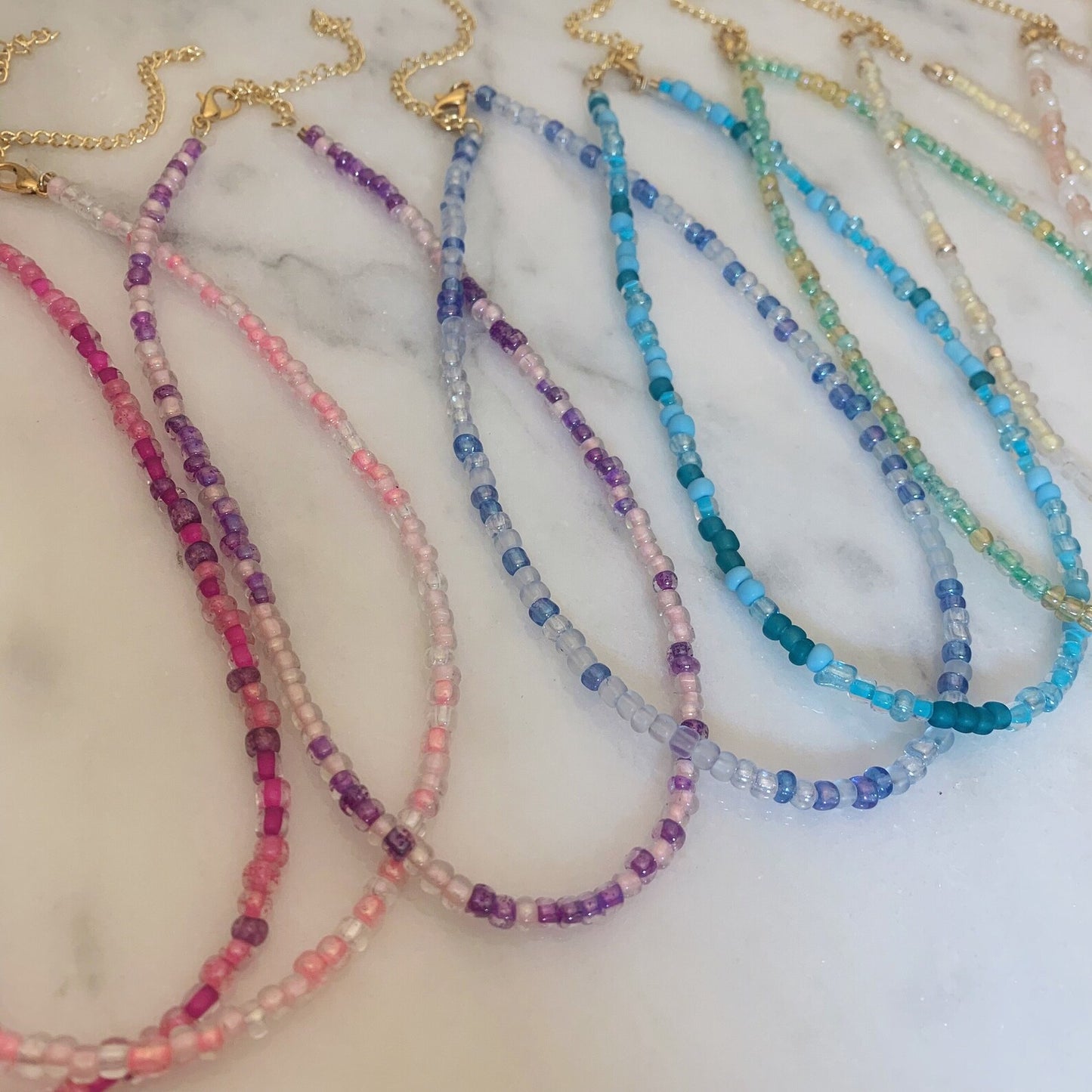 Seed Bead Choker Necklace