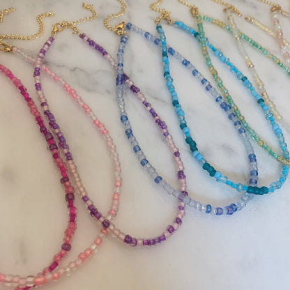 Seed Bead Choker Necklace